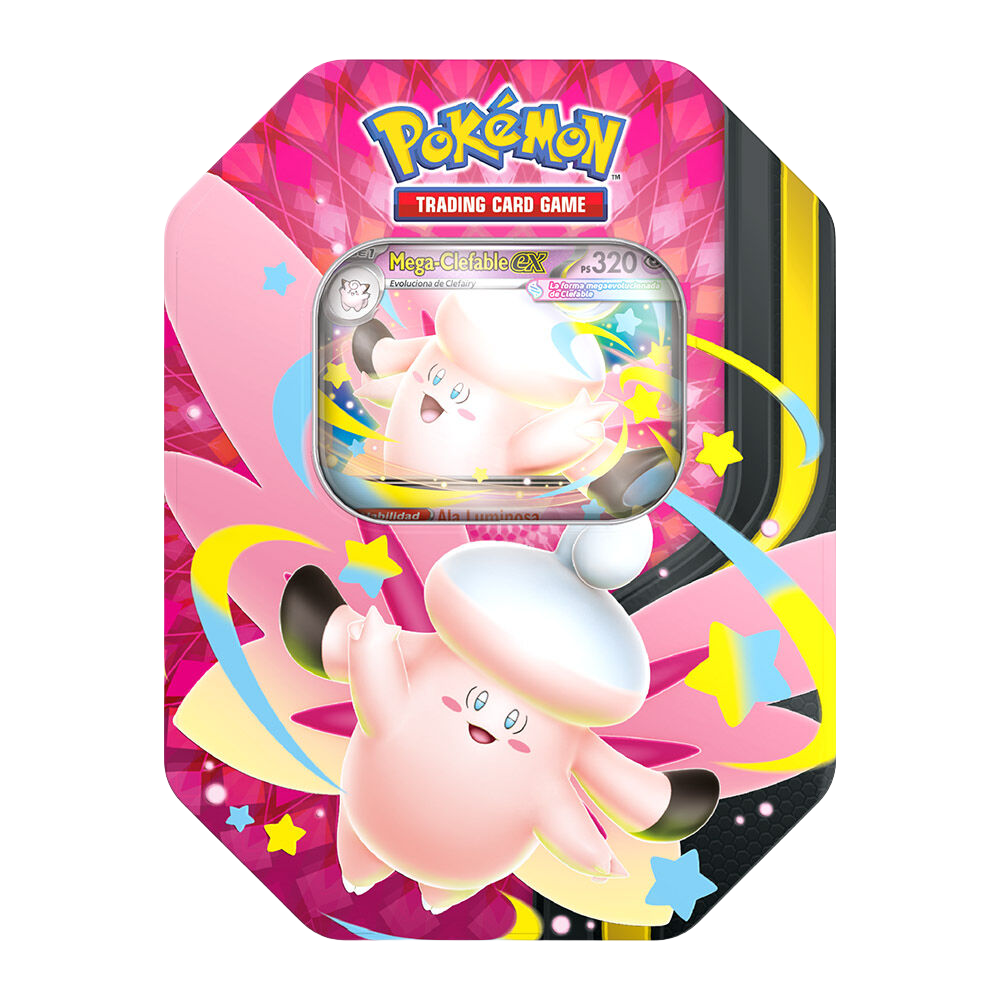Lata Metálica Pokémon Summer Mega Clefable ex (Español)