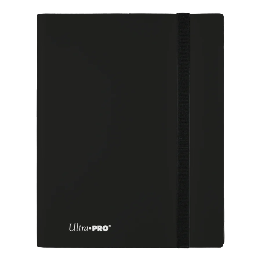 Binder Ultra Pro 9 bolsillos negro para colección TCG.