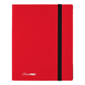 Binder Ultra Pro 9 bolsillos rojo para colección TCG.