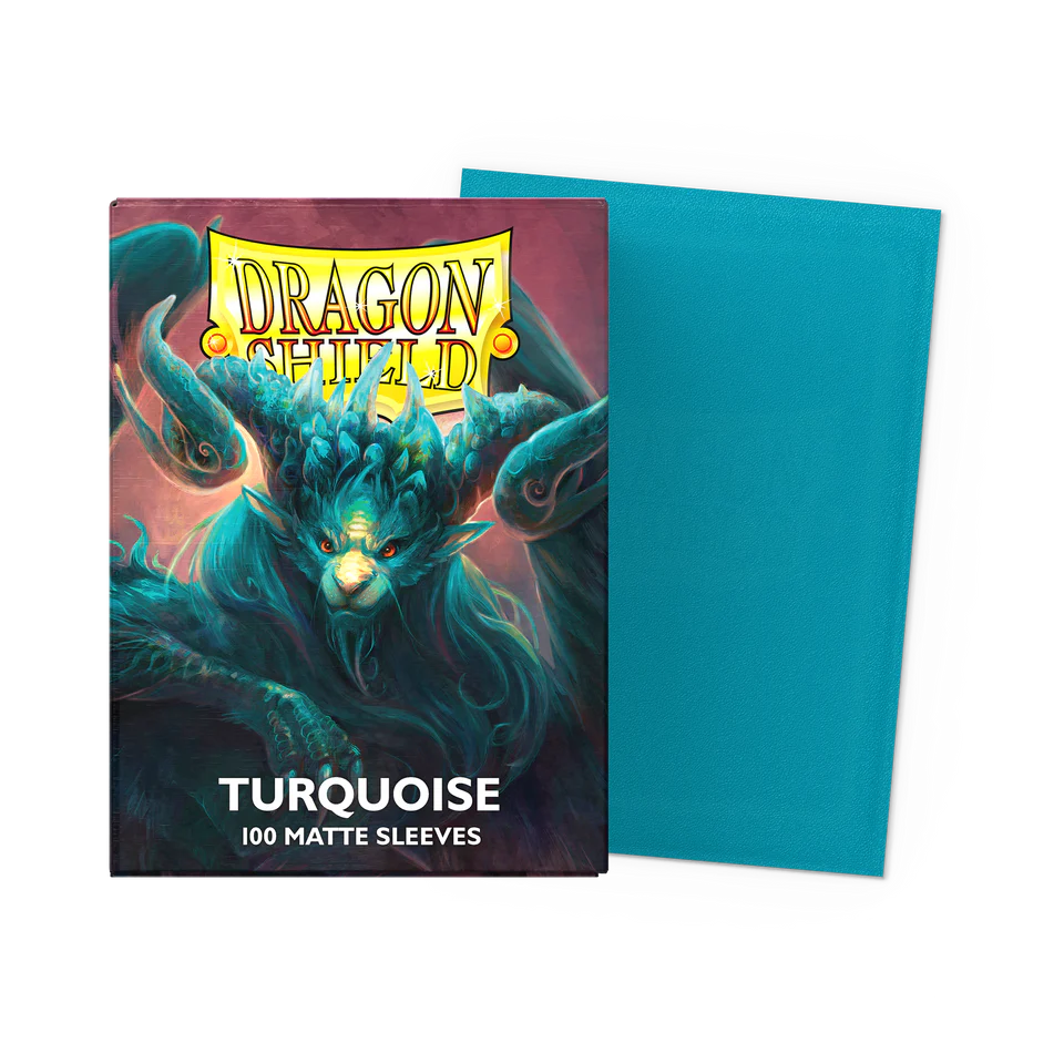 Dragon Shield - Matte Turquesa