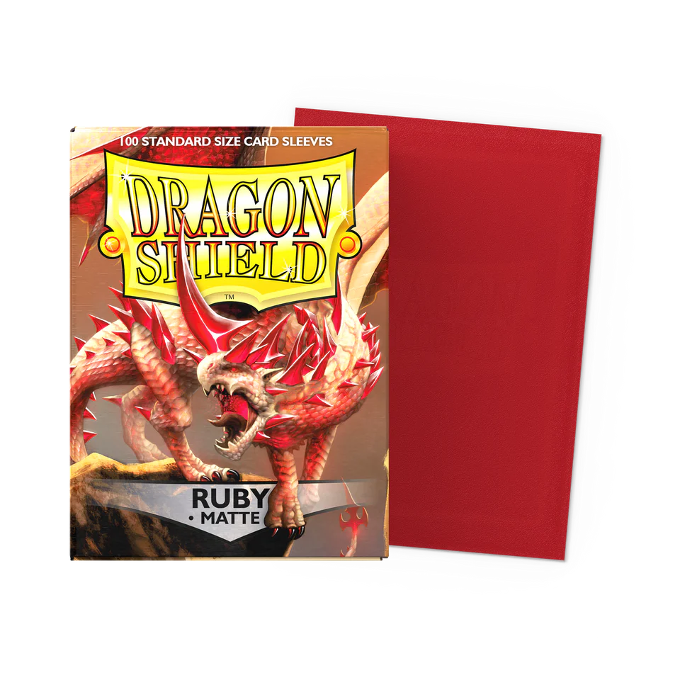 Dragon Shield - Matte Rojo Ruby