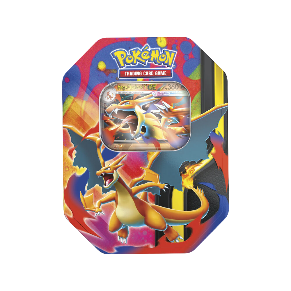 Lata Metálica Pokémon Spring Mega Charizard Y ex (Español)